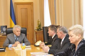 Meeting of Litvin with guidance of Skadovsk