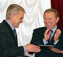 Леонід Кучма та Володимир Литвин