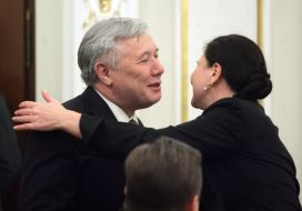 Inna Bogoslovskaya and Yury Ekhanurov