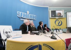 Vadim Lyubchenko, Sergey Monakov and Yevgeniy Utkin