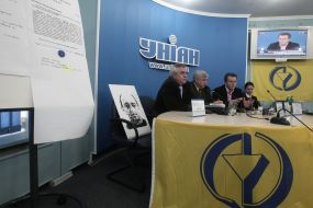 Vadim Lyubchenko, Sergey Monakov and Yevgeniy Utkin