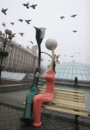 Lanterns in love monument