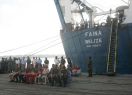 ”Faina” Ukrainian crew command members