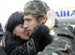 ”Faina” Ukrainian crew command member in an air-port ”Borispol”