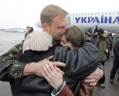 ”Faina” Ukrainian crew command member in an air-port ”Borispol”