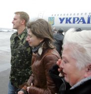 ”Faina” Ukrainian crew command member in an air-port ”Borispol”