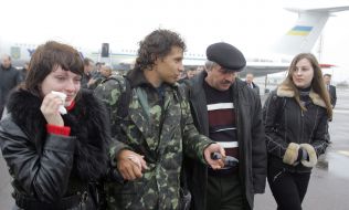 ”Faina” Ukrainian crew command member in an air-port ”Borispol”