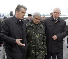 Viktor Yushchenko and Nikolay Malomuzh