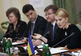 Юлія Тимошенко,  Григорій Немиря та Михайло Ливинський