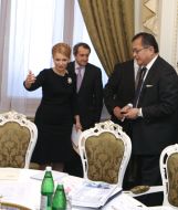 Юлія Тимошенко та Казухіко Накаджима
