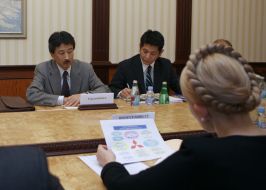 Юлія Тимошенко та Тецуакі Омура