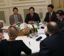 Юлія Тимошенко під час зустрічі з японськими інвесторами