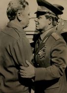 Photo with picture of Boris Gromov