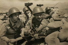 Photo from antiquitiesed exposition ”Tragedy and valour of Afghanistan”