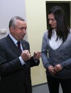 Elena Isinbaeva and Aleksandr Lukyanchenko