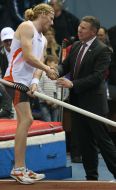 Stephen Hooker and Sergey Bubka