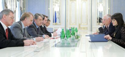 Viktor Yushchenko and Gunter Verheugen