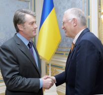 Viktor Yushchenko and Gunter Verheugen