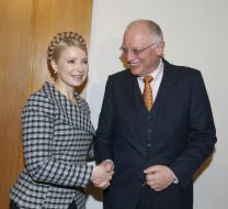 Yuliya Timoshenko and Gunther Verheugen