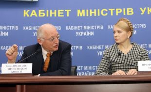 Yuliya Timoshenko and Gunther Verheugen