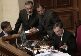Aleksandr Lavrinovich, Nikolay Tomenko and Dmitry Tabachnik