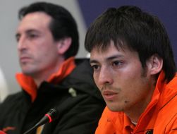 David Silva and Unai Emery