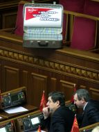 Suitcase with money in the communists sector