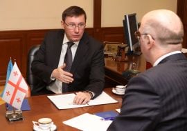 Юрий Луценко и Григол Катамадзе