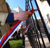 Mass meeting participants