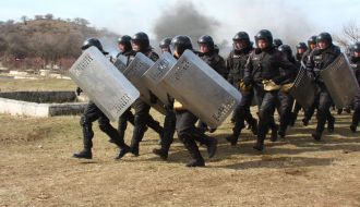 Навчання підрозділів внутрішніх військ МВС і МНС України