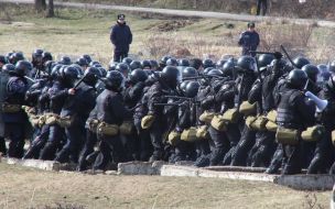 Навчання підрозділів внутрішніх військ МВС і МНС України