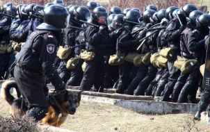 Навчання підрозділів внутрішніх військ МВС і МНС України
