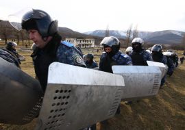 Навчання підрозділів внутрішніх військ МВС і МНС України