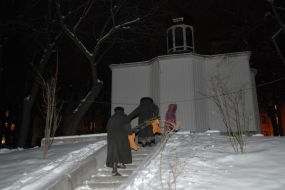 Capture of temple of St. Nicolas the Miracle-Worker