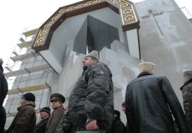 Capture of temple of St. Nicolas the Miracle-Worker