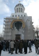 Capture of temple of St. Nicolas the Miracle-Worker