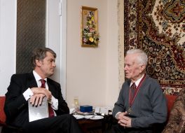 Viktor Yushchenko and Yevgeniy Bereznyak