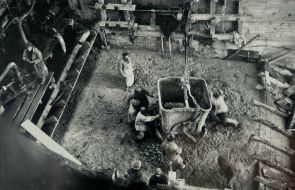 Piers concrete casting