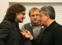 Eduard Klim, Vladimir Bebeshko and Igor Likhuta