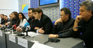 Press-conference participants