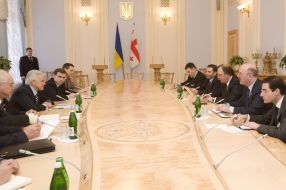 Meeting of Vladimir Litvin and Grigol Vashadze