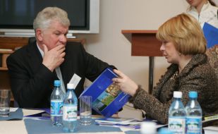 Vladimir Kozyavkin and Ekaterina Yushchenko