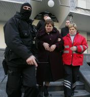 The employees of the special division of SSU accompany Maria Kushnir