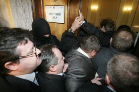 Collision between deputies and employees of SSU