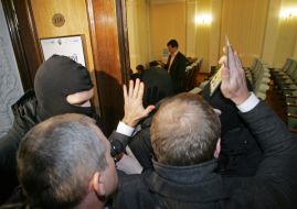 Collision between deputies and employees of SSU