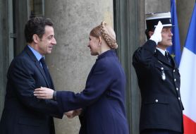 Николя Саркози и Юлия Тимошенко