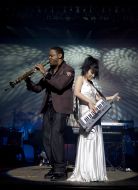 Jackie Joyner and Keiko Matsui