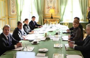 Николя Саркози и Юлия Тимошенко