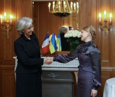 Кристин Лагард и Юлия Тимошенко