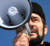 Participant of picket